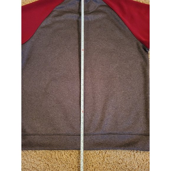 STANFORD CARDINAL University Gray & RED Hoodie Pullover Embroidered Size XXL - Picture 13 of 13